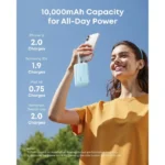 Anker Zolo 10000mAh 35W 2Typec Cable Powerbank Black - Image 2
